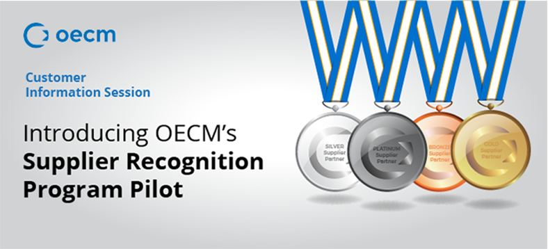 Supplier Recognition Program Pilot - Customer Information Session